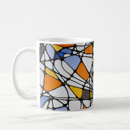 MCM-inspirerad kaffekopp med reflektioner