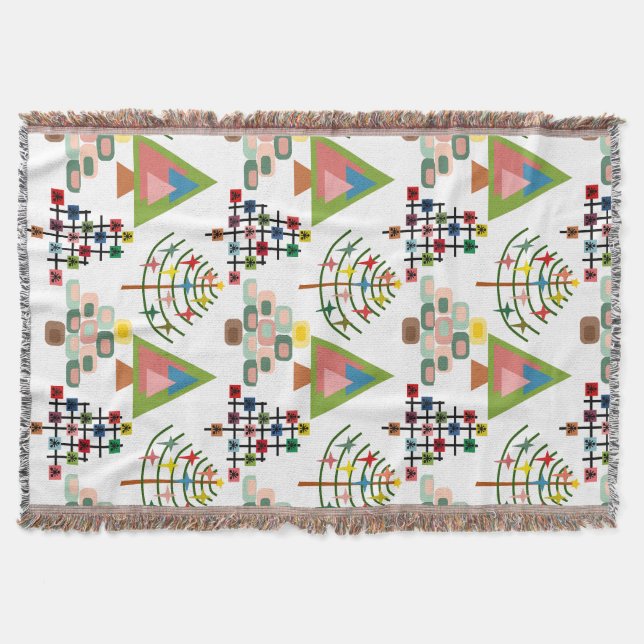 MCM Julafton Träd Filt (Framsidan)