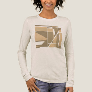 MCM-liknande Abstrakt för geometriska rutor av typ T Shirt