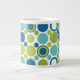 MCM Lime and Aqua Bubble Jumbo Mugg
