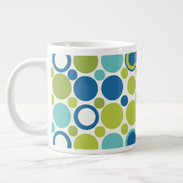 MCM Lime and Aqua Bubble Jumbo Mugg