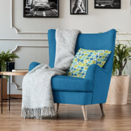 MCM Lime and Aqua Bubble Pillow Kudde