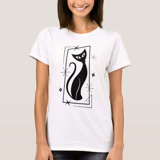 MCM-MOD för nutida minnesutrymme i MidCentury med  T Shirt (Framsida)