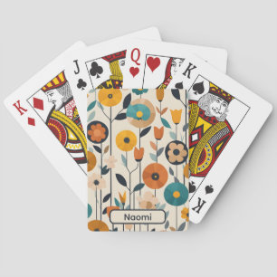 MCM-plagg, färgblommor Casinokort