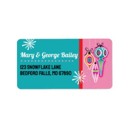 MCM-prydnadsföremål - Adressetiketter för julkort 