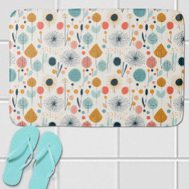 MCM Retro Botanical Mönster Badrumsmatta