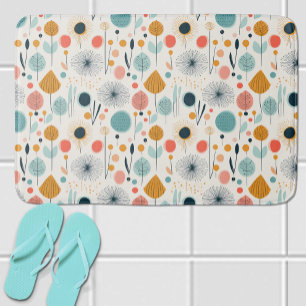 MCM Retro Botanical Mönster Badrumsmatta