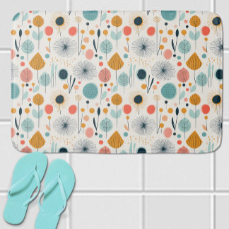 MCM Retro Botanical Mönster Badrumsmatta