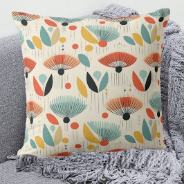 MCM Retro Botanical Mönster Kudde