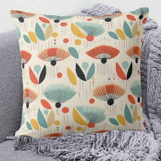 MCM Retro Botanical Mönster Kudde