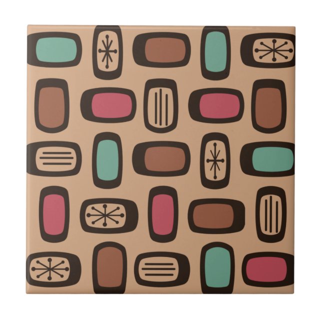 MCM-rundade rektanglar julnybörjare Kakelplatta (Framsidan)