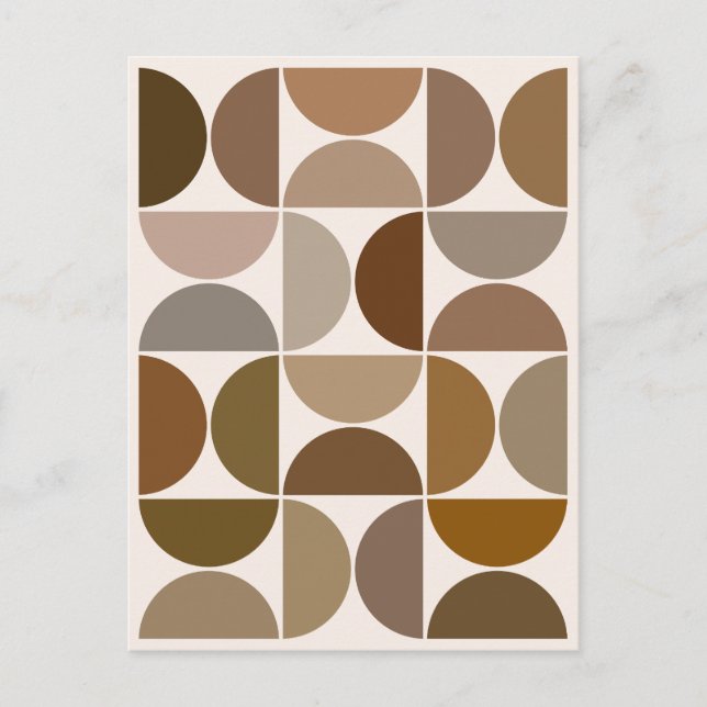 MCM Semicircles  and Creams Vykort (Framsida)