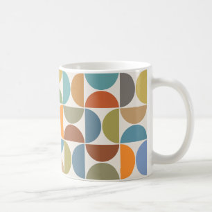 MCM Semicircles Mönster Färg på Cream Kaffemugg