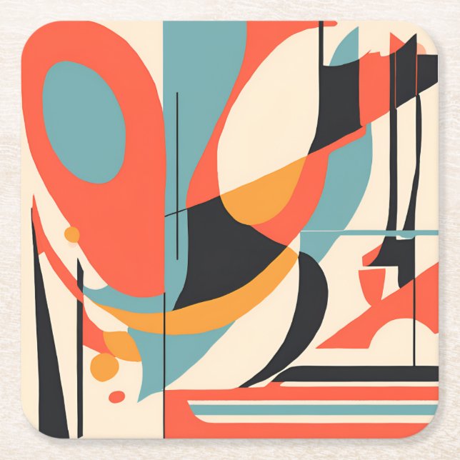 MCM underläggs Underlägg Papper Kvadrat (Framsidan)