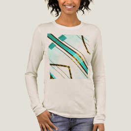 MCM-utseende för fet svart Rand-geometriskt MCM T Shirt