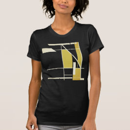MCM-utseende för guld off-White Geometric Mosaic A T Shirt
