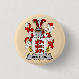McMahon Family Coat of Arms Button  Knapp