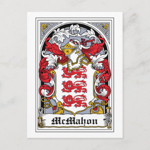McMahon Family Crest Vykort