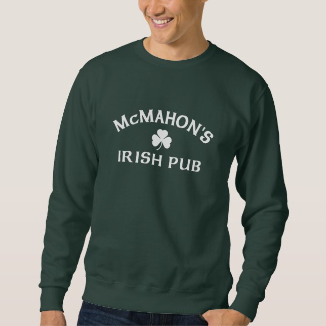 McMahon's Irish Pub Lång Ärmad Tröja (Framsida)