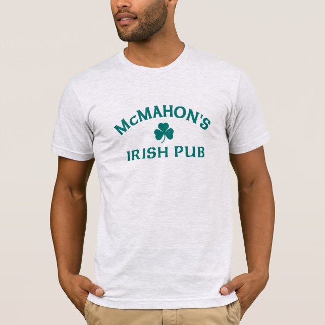 McMahon's Irish Pub  T-Shirt (Framsida)