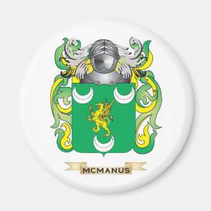 McManus vapensköld (familjvapenskölden) Magnet
