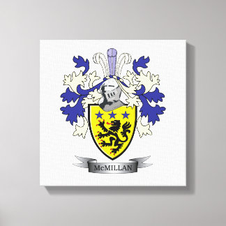 McMillan Family Crest Jackar om Arm Canvastryck