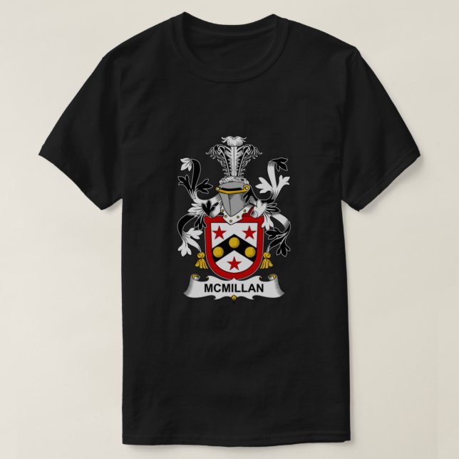 McMillan-Jacka av Arm - Family Crest Shirt  T (Design framsida)