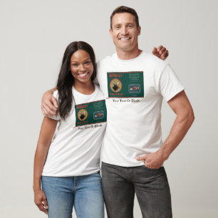 McMoteks ask- och bönetikett T Shirt