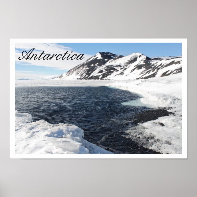 McMurdo Ljud, Antarctica Poster (Framsidan)