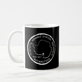 Mcmurdo Station Passport Frimärke Antarctica Antar Kaffemugg