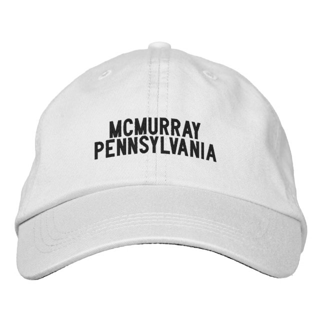McMurray Pennsylvania Hatt Broderad Keps (Framsida)