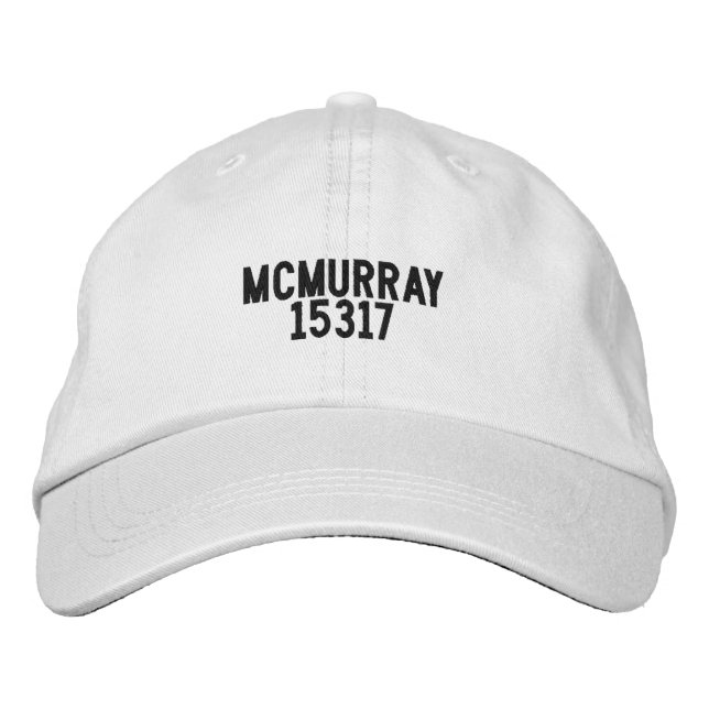 McMurray Pennsylvania Hatt Broderad Keps (Framsida)