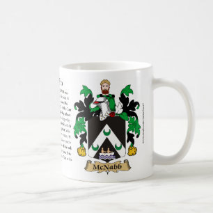 McNabb, ursprung, det menande och vapenskölden Kaffemugg