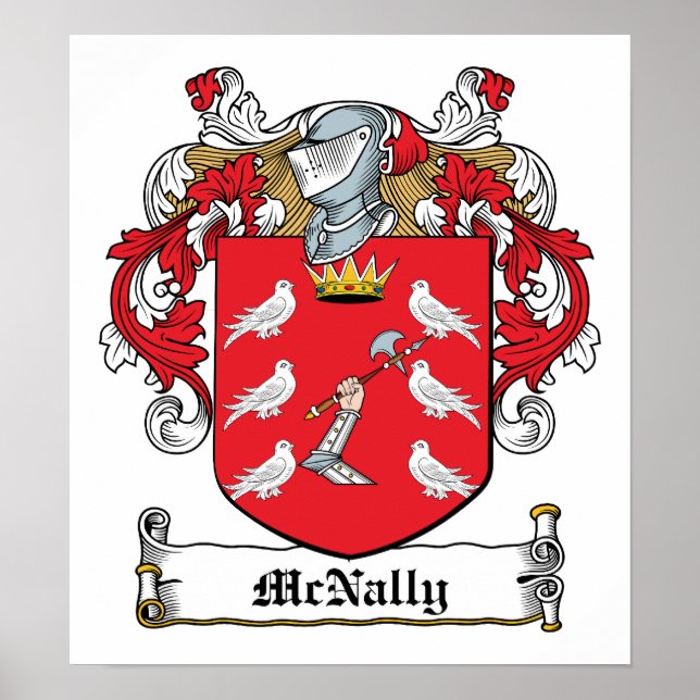 McNally Family Crest Poster (Framsidan)