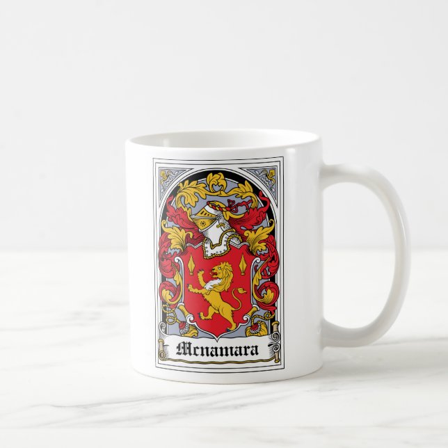 Mcnamara familjvapensköld kaffemugg (Höger)