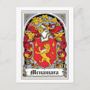 Mcnamara Family Crest Vykort