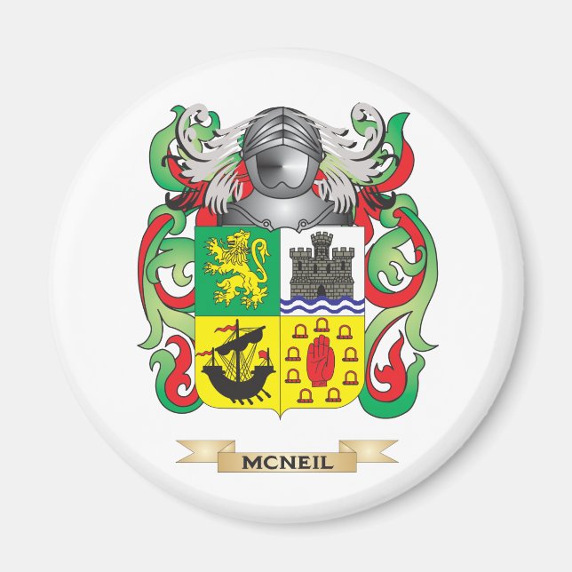 McNeil Jackar om Arm (Family Crest) Magnet (Framsidan)