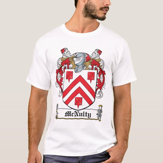 McNulty familjvapensköld T-shirt (Framsida)