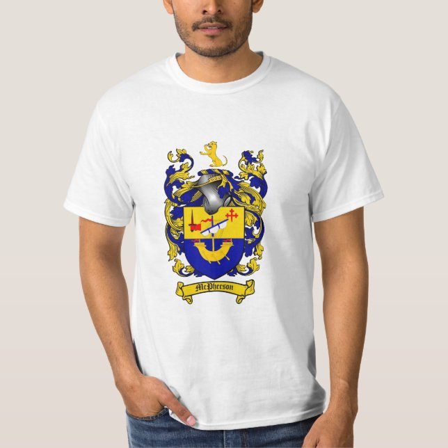 Mcpherson familjvapensköld - Mcpherson vapensköld Tee (Framsida)