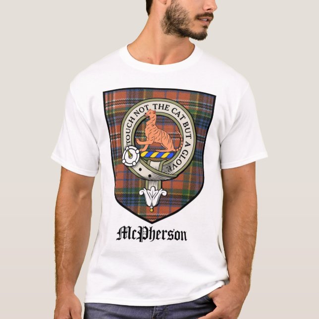 McPherson familjvapensköld T Shirt (Framsida)
