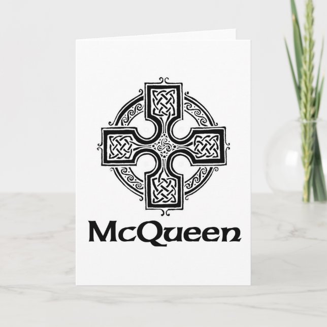 McQueen Celtic Kor Helgkort (Framsida)