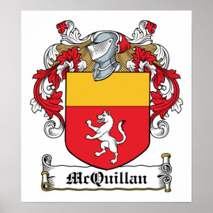 McQuillan familjvapensköld Poster