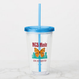 MCS-läge Zen Aktiverad Fjärilsmedvetenhet Beskrivn Take Away Mugg