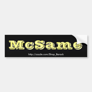 McSame McCain Bildekal