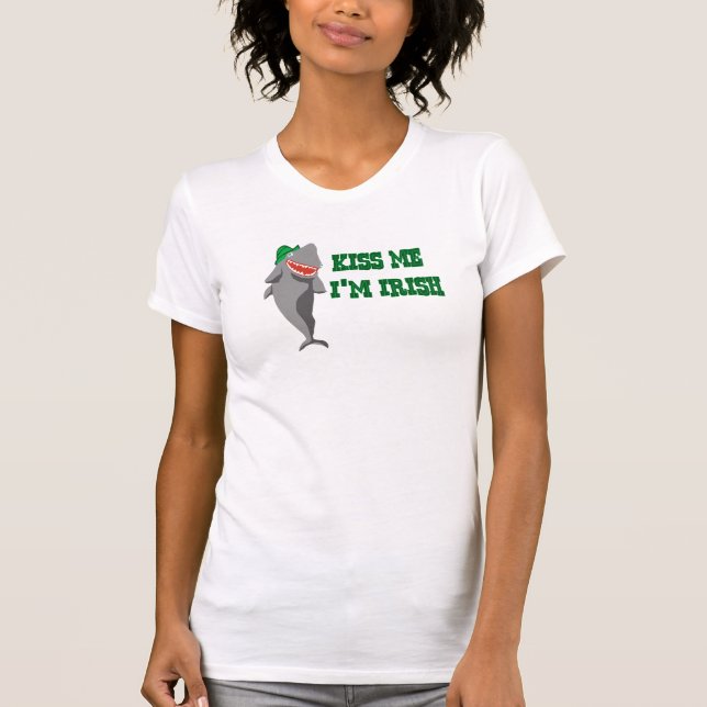 McShark något att säga "kysser mig Tee Shirt (Framsida)