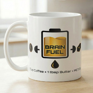 MCT Kaffe Smör Recept Fokus Batteri Kaffemugg