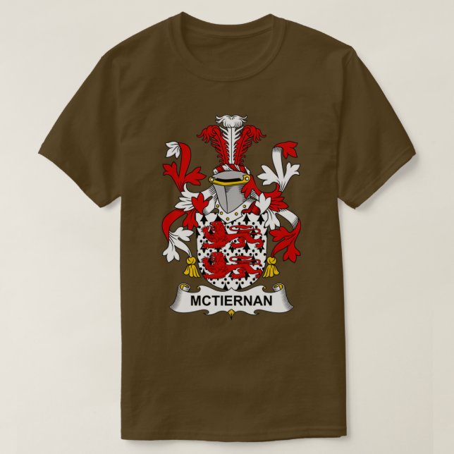 McTiernan Jackar om Arm Family Crest T Shirt (Design framsida)