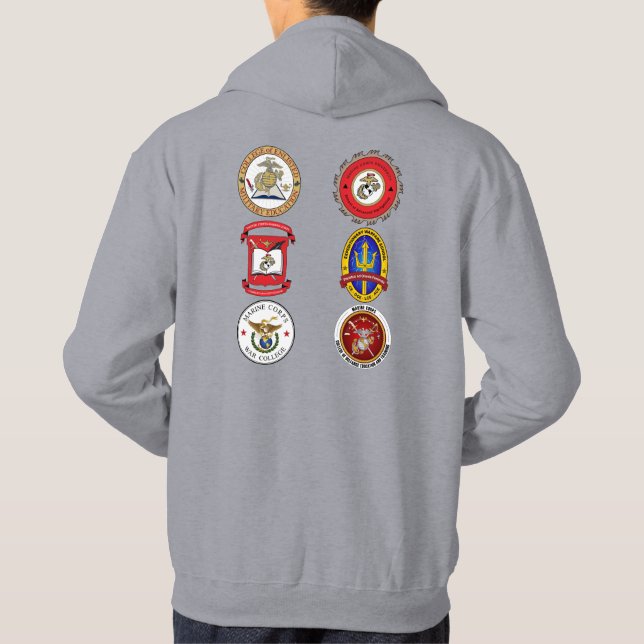 MCU ALLA SKOLOR Hoodie - Herr (Baksida)