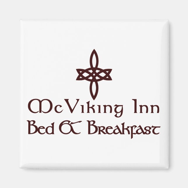McViking Inn Bed & Breakfast Magnet (Framsidan)