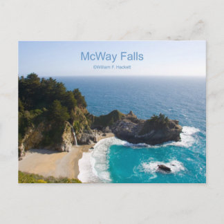 McWay Falls Big Sur California Products Vykort